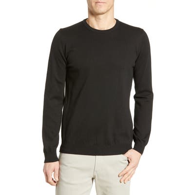Bugatchi Regular Fit Sweater, Black