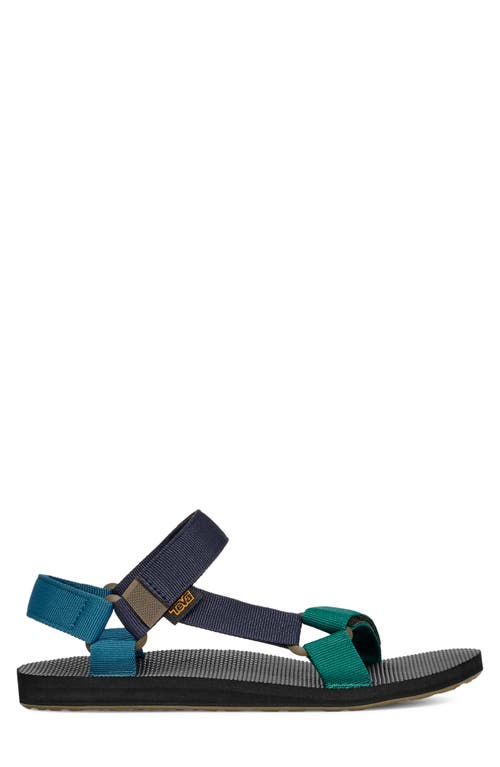 Shop Teva 'original Universal' Sandal In Navy Multi