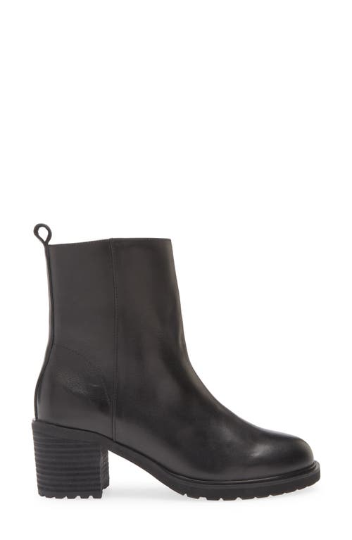 Chocolat Blu Nadi Bootie In Black Leather