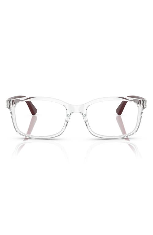 VOGUE 48mm Pillow Optical Glasses in Rose Gold Black 