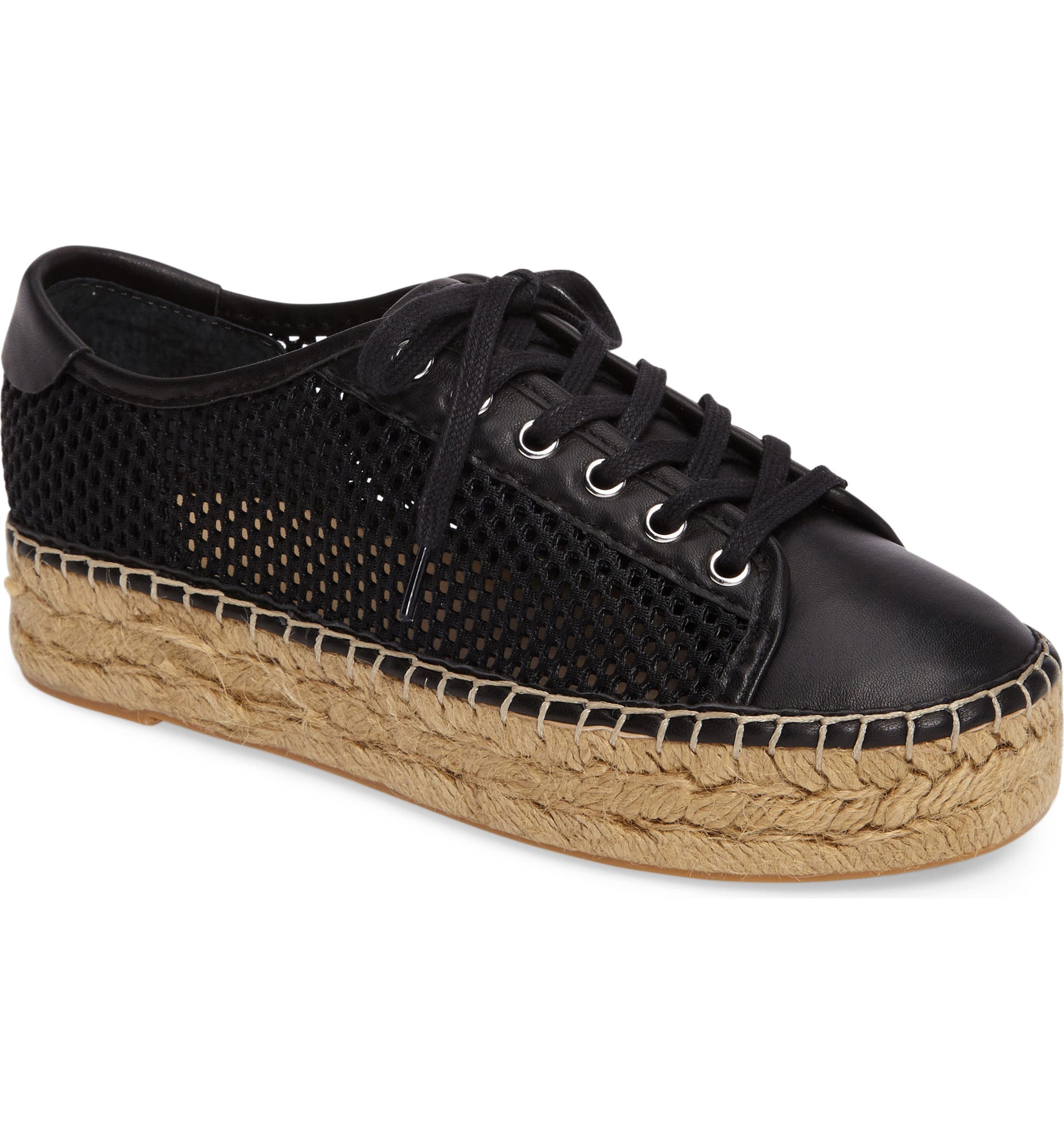 Marc Fisher LTD Macey Perforated Espadrille Platform Sneaker (Women) | Nordstrom