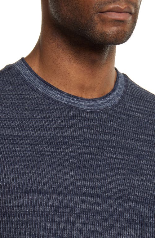 Vince Thermal Long Sleeve T-shirt In H Coastal/coastal