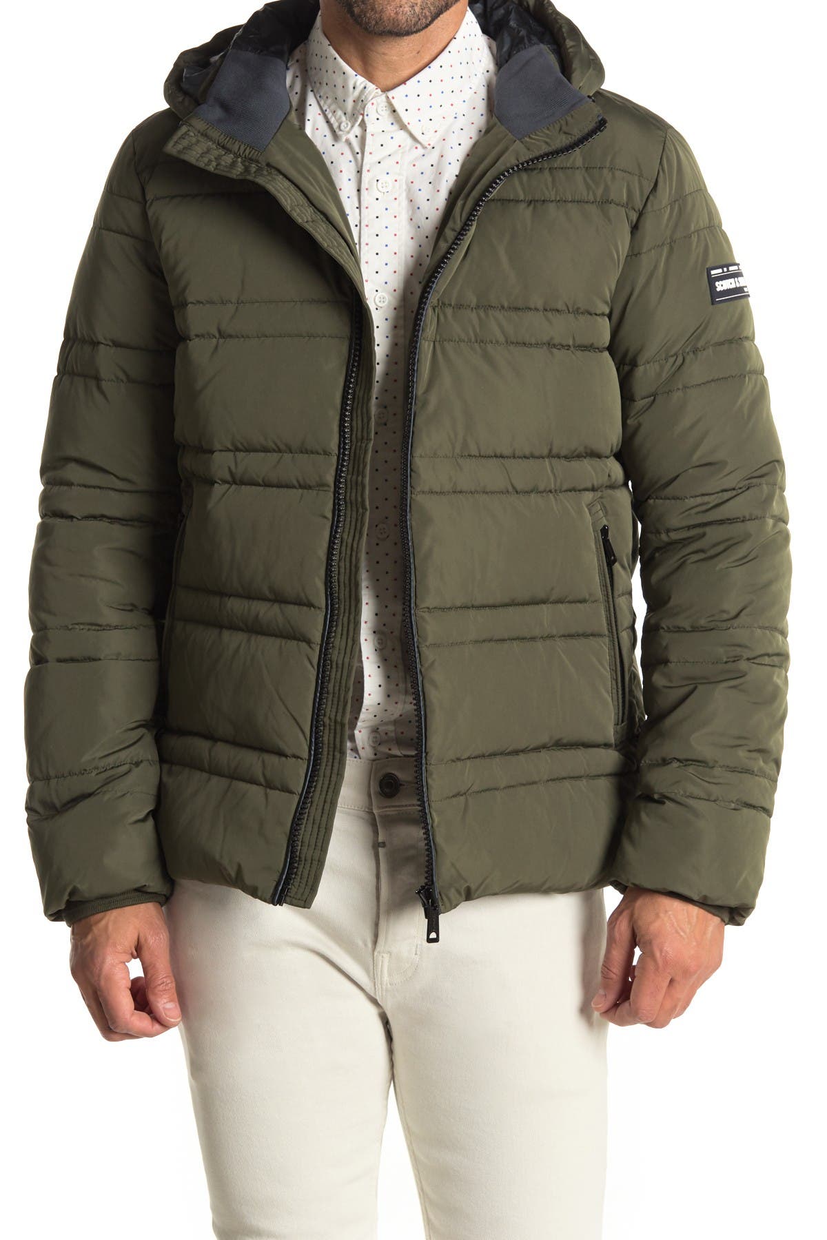 scotch and soda waterproof parka