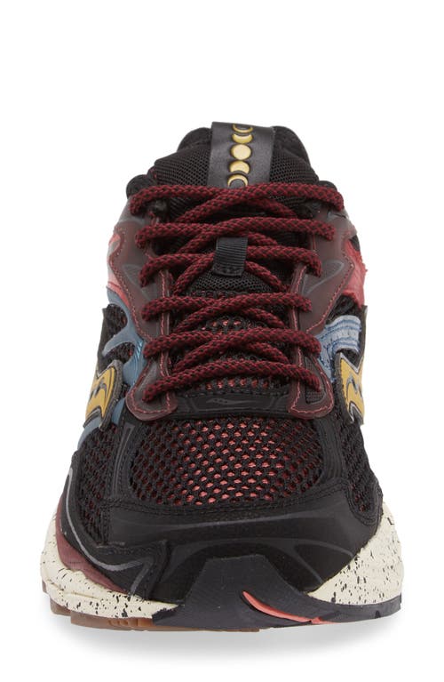 Saucony Gender Inclusive Progrid Omni 9 Sneaker In Multi Red