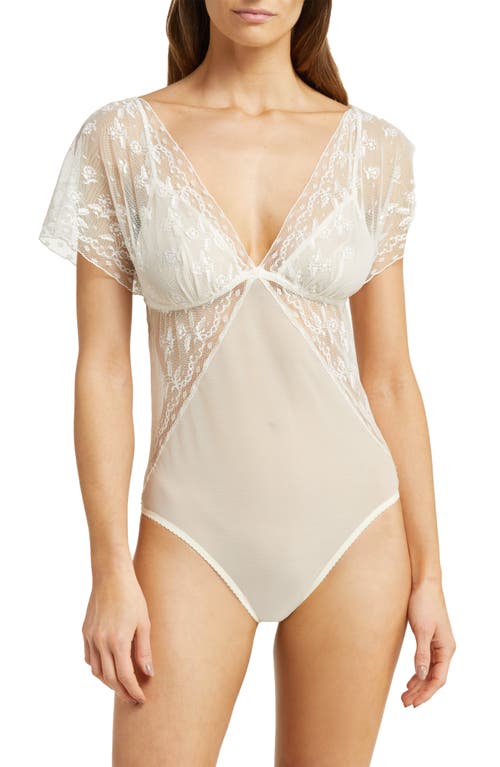 Wacoal Lifted Luxury Lace & Mesh Bodysuit at Nordstrom,