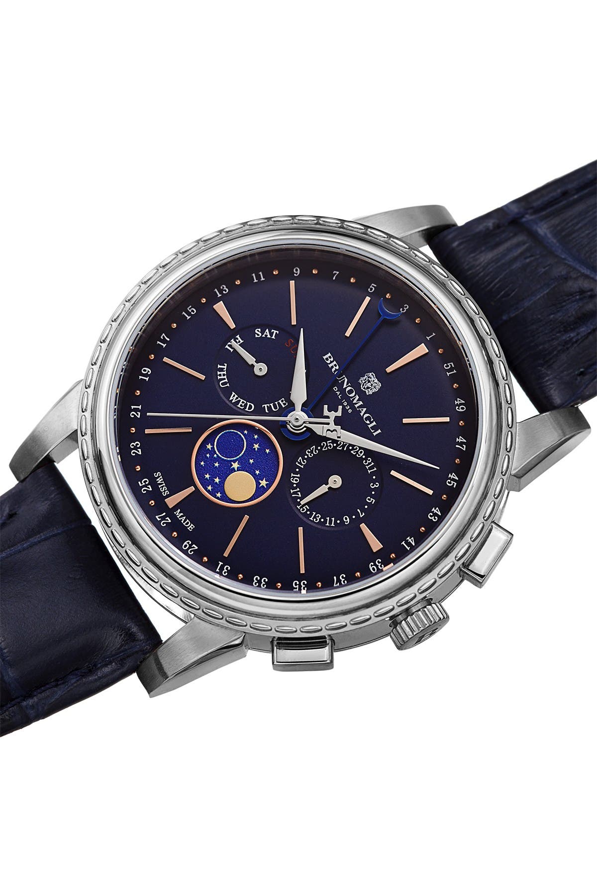 bruno magli moonphase watch