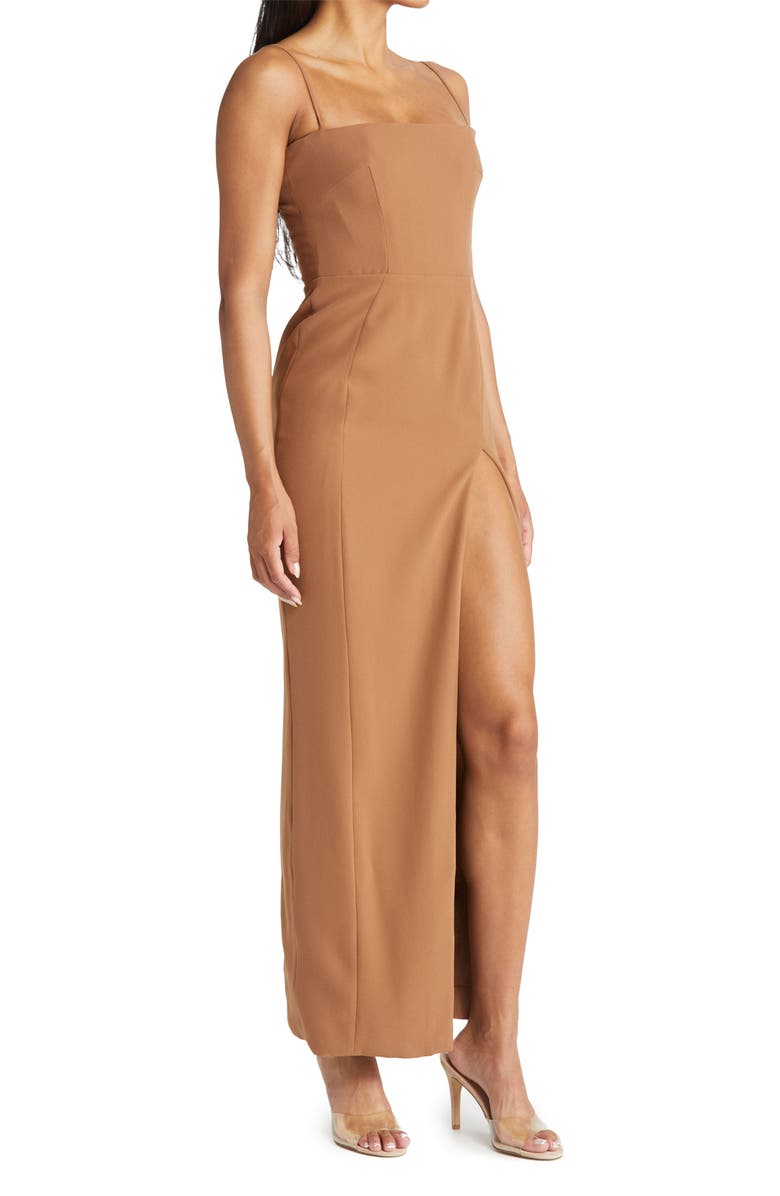 HOUSE OF CB Jaida Corset Princess Seam Stretch Crepe BodyCon Dress