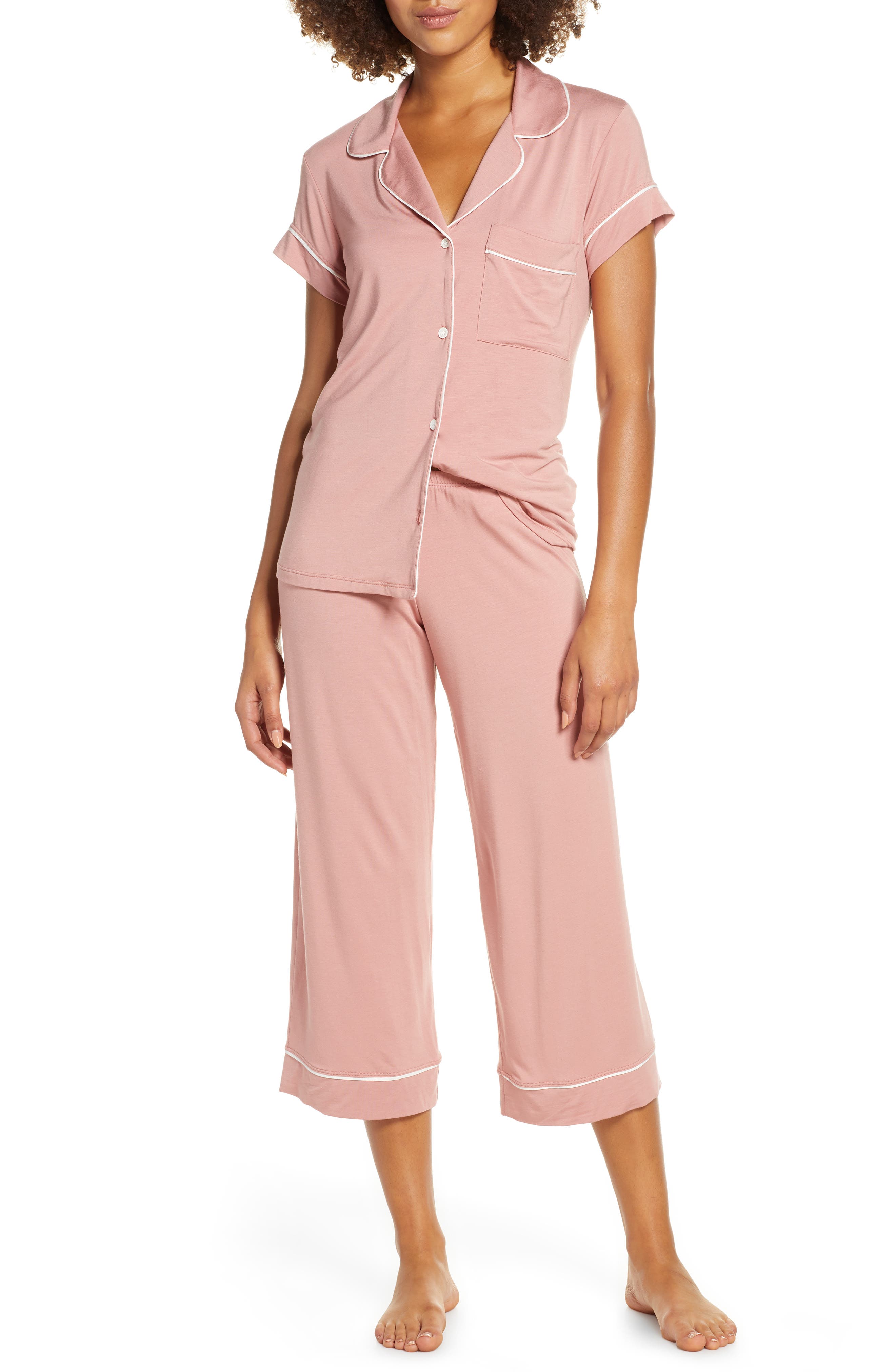 Eberjey Gisele Crop Pajamas | Nordstrom