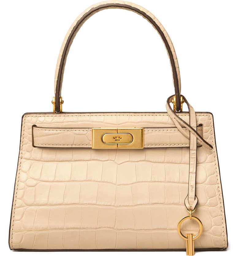 Tory Burch Lee Radziwill Croc Embossed Leather Tote Nordstrom