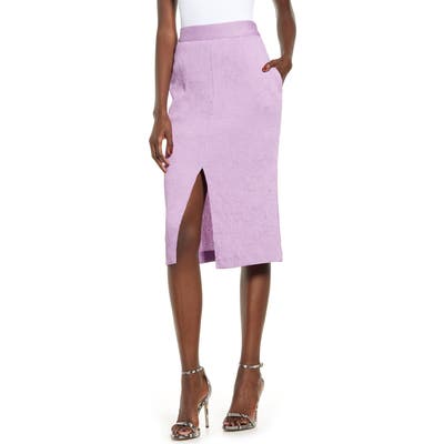 Endless Rose Corduroy Pencil Skirt, Purple