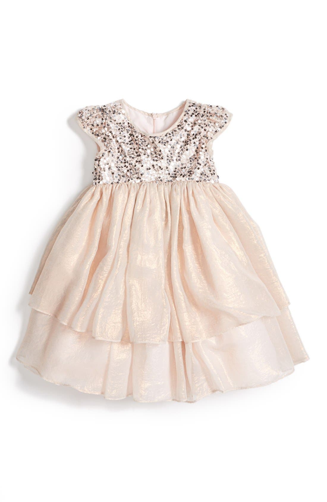 Pippa & Julie Pink Glitter Dress (Toddler Girls, Little Girls & Big