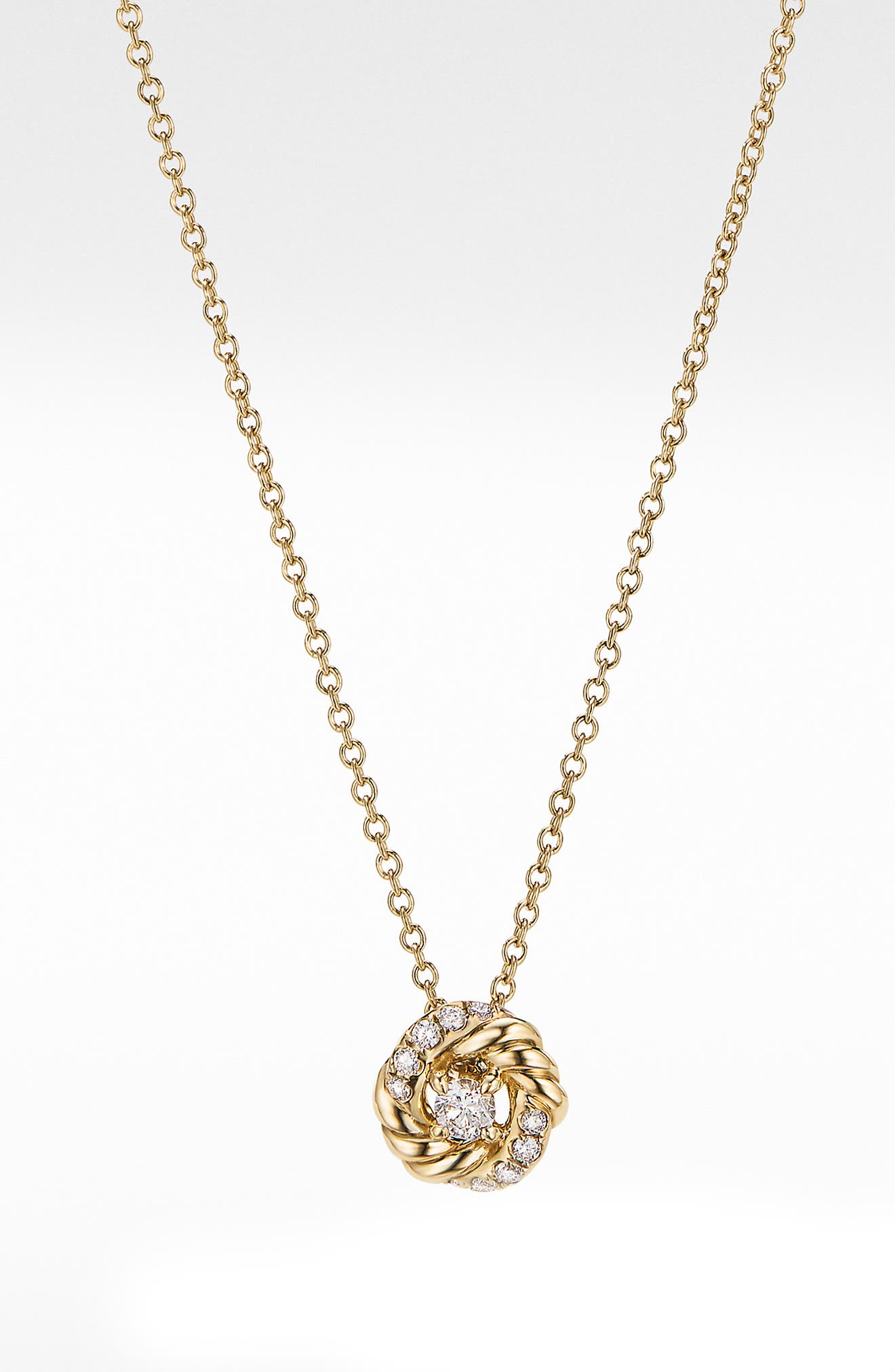 david yurman infinity pendant necklace with diamonds