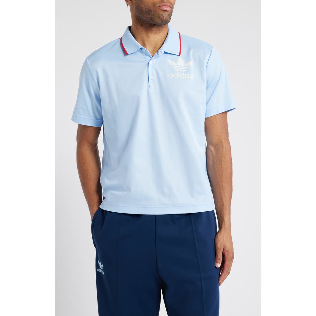 Y-3 Wales Bonner Polo in Glow Blue F19