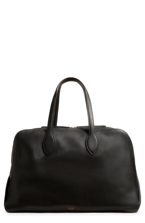 Large Maeve Leather Weekend Bag in Black