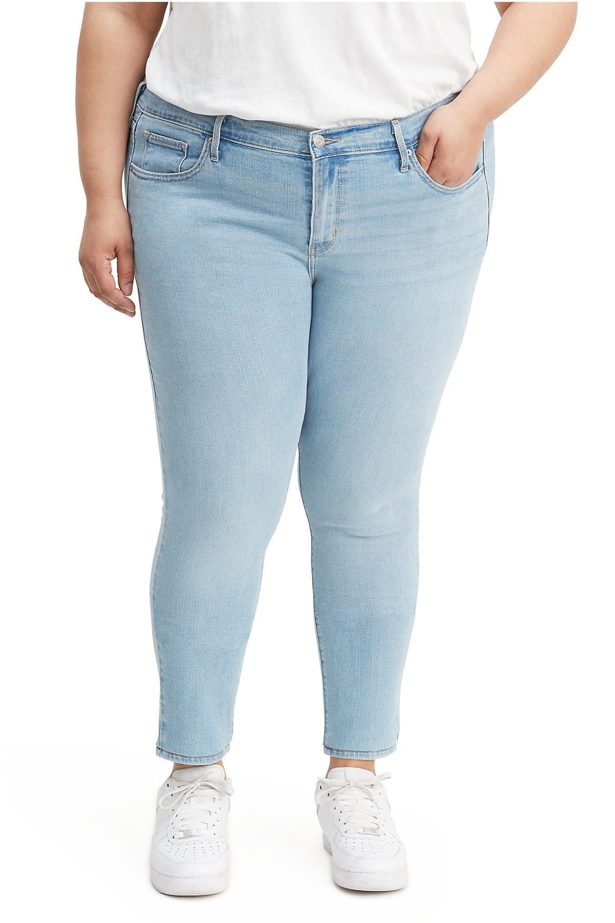 levi's 711 skinny jeans size chart