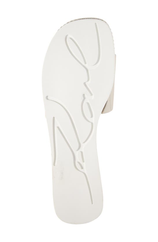 Shop Karl Lagerfeld Jeslyn Slide Sandal In Cream