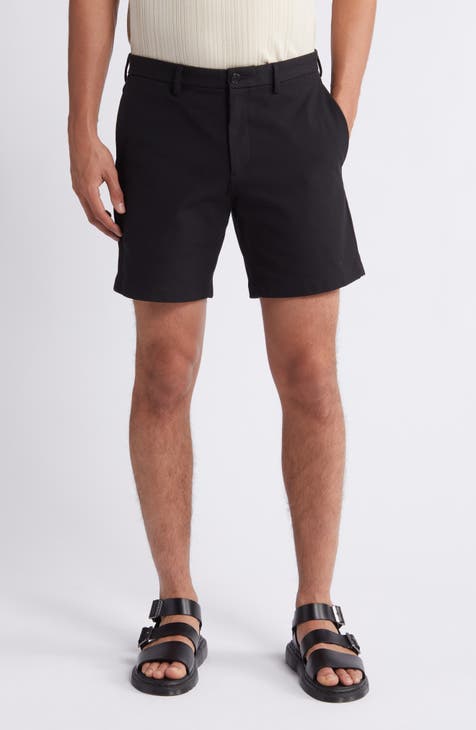 NO GOLF Chino Short Pants - Black（Men's Black Shorts