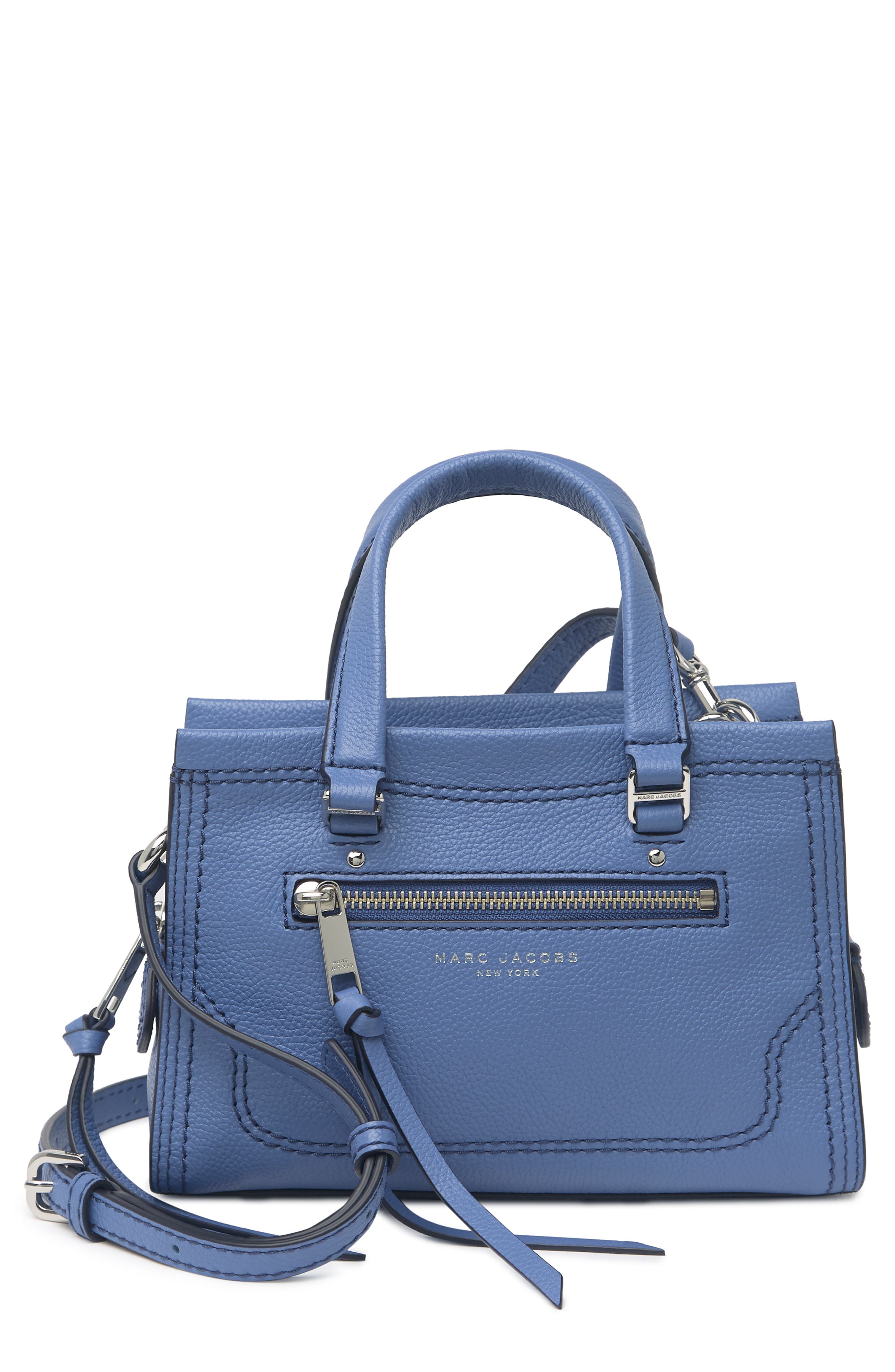 marc jacobs blue satchel