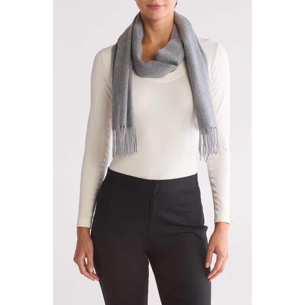 Nordstrom Rack Cashmere Scarf In Grey