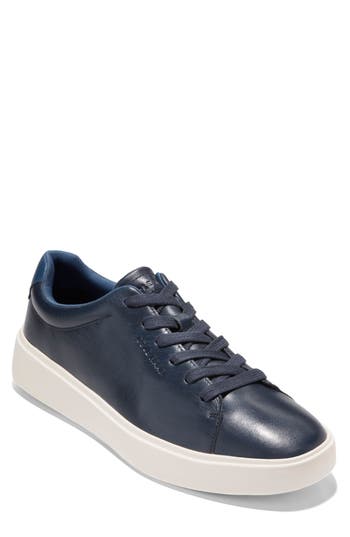 Shop Cole Haan Grand Crosscourt Traveler Sneaker In Navy Blazer