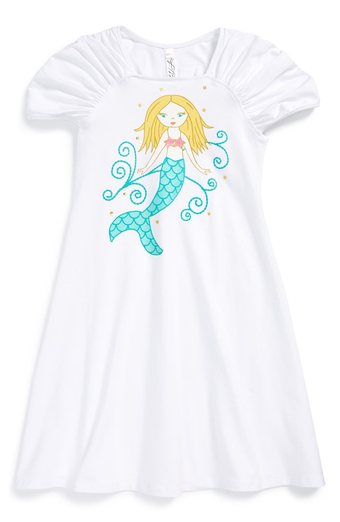 Love U Lots Mermaid CoverUp (Toddler Girls & Little Girls) Nordstrom