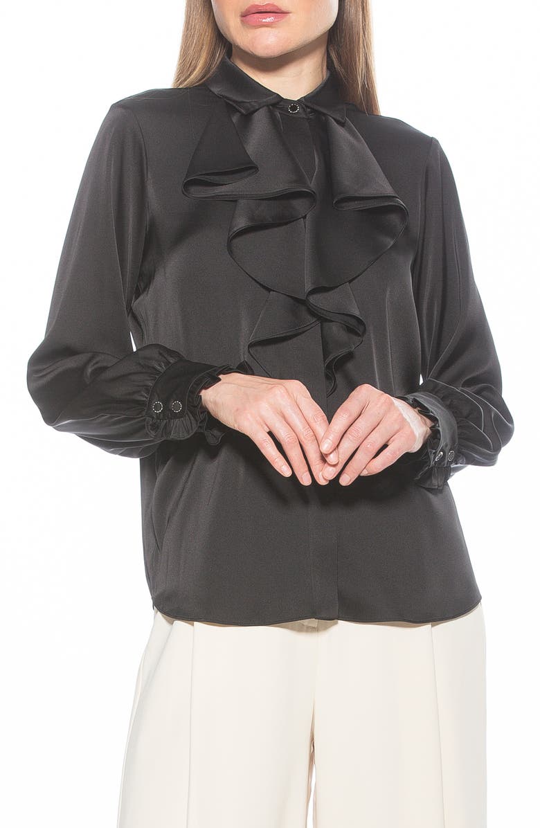 Alexia Admor Ruffle Point Collar Blouse | Nordstromrack