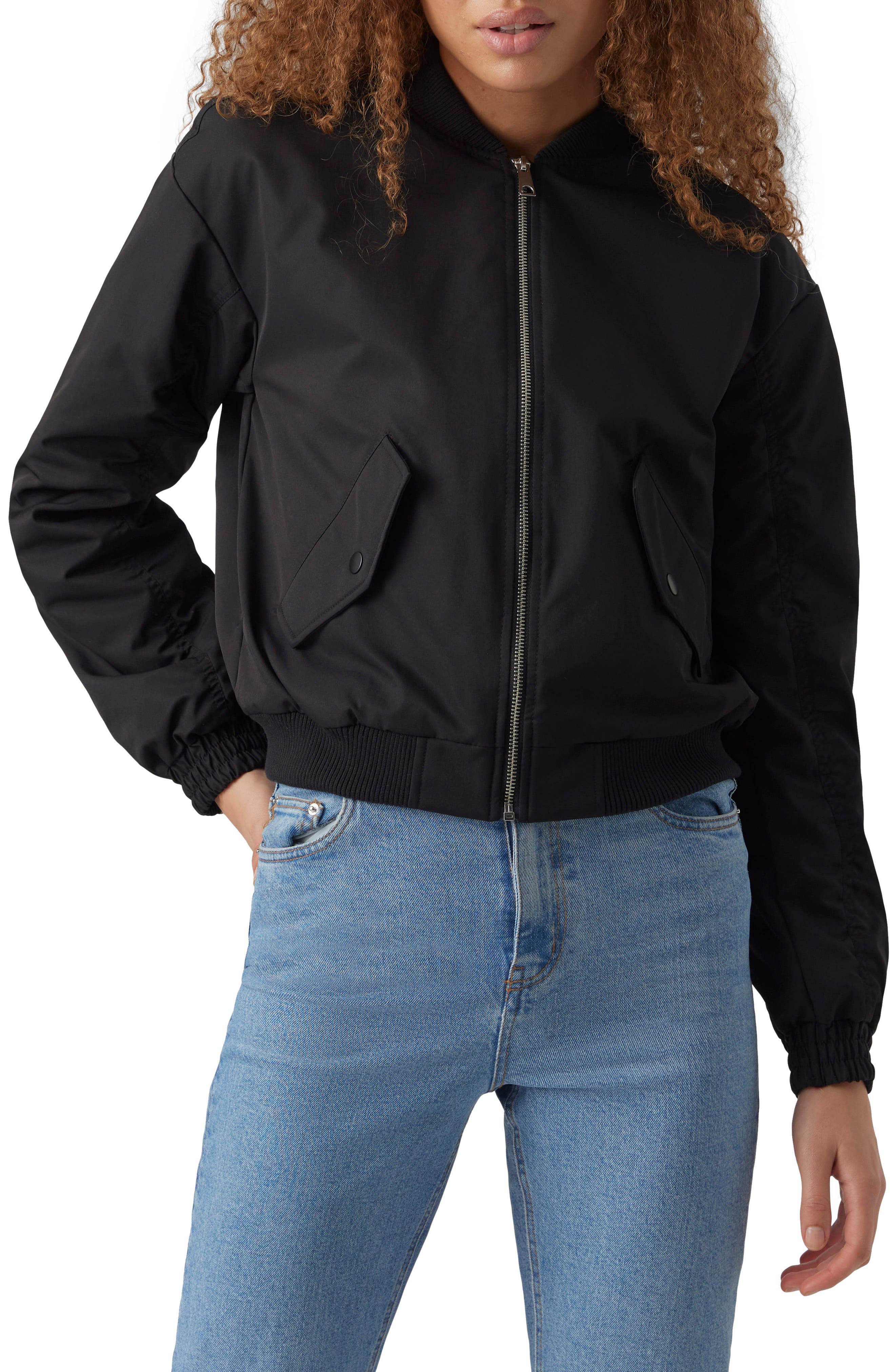 genuine leather bomber jacket womens