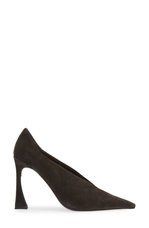 Shop Jeffrey Campbell Hints High Heel Pump In Brown Suede