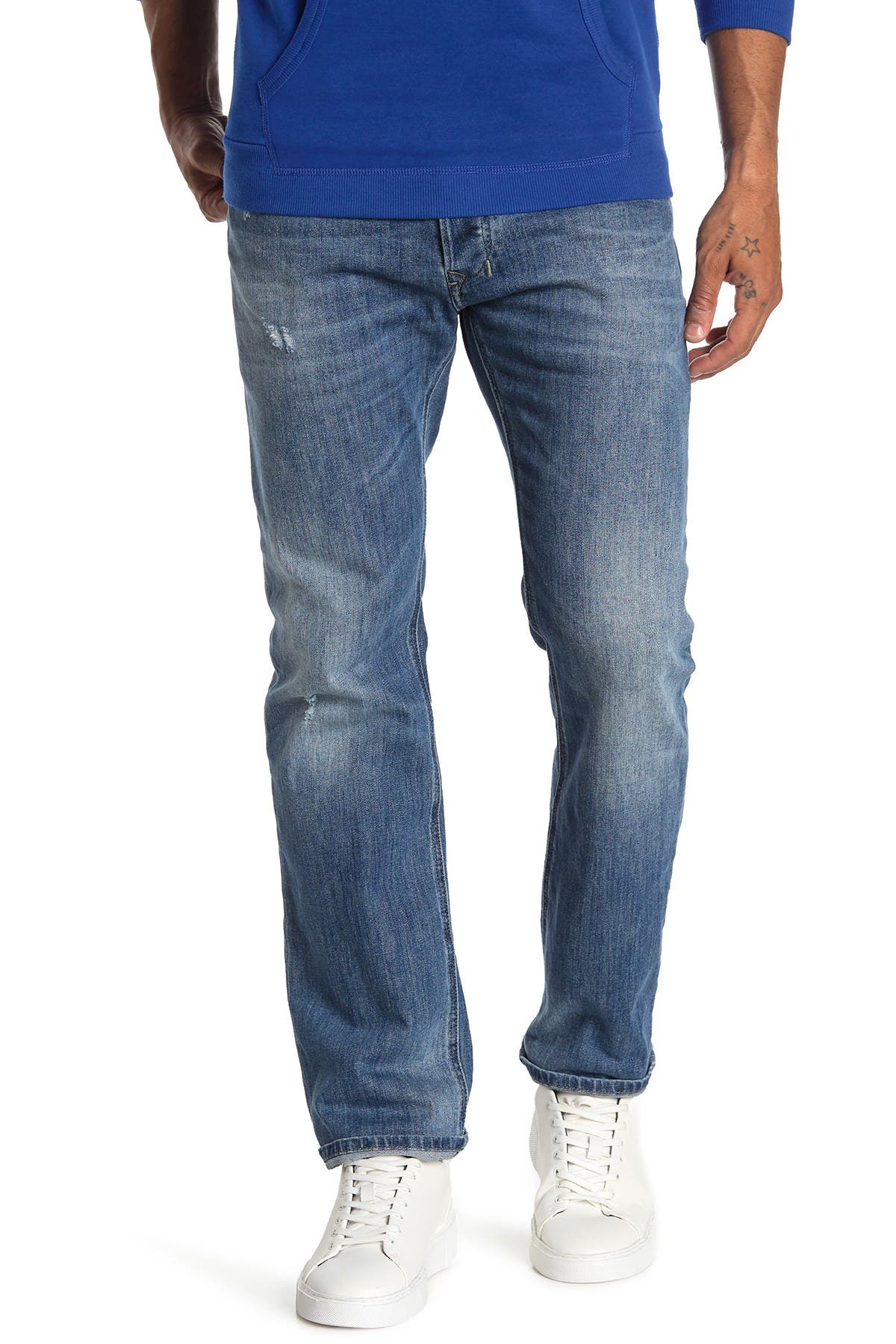 jeans diesel safado regular slim straight