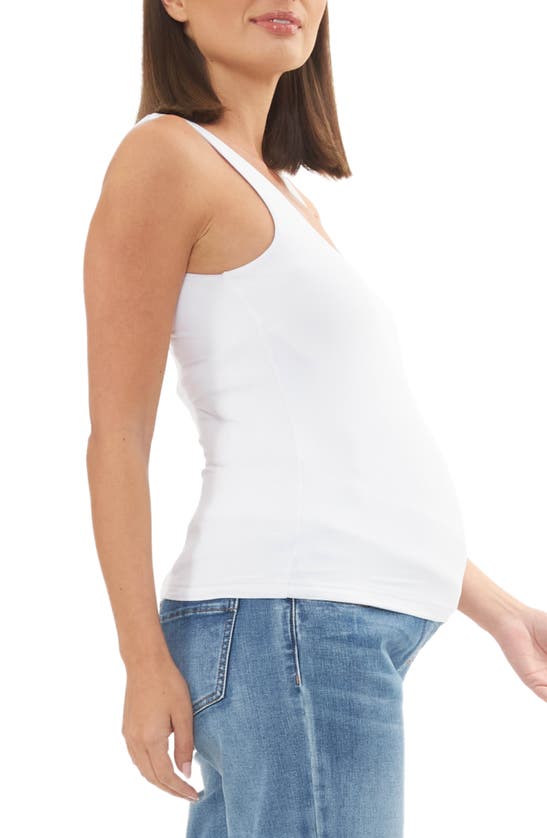 Shop Ripe Maternity Luxe Maternity Tank In White