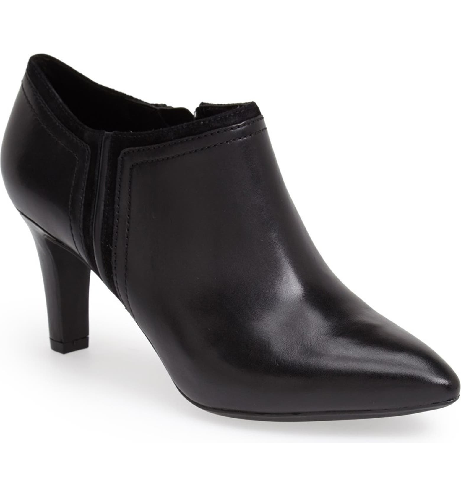 Geox 'Amithi 2' Leather Pointy Toe Bootie (Women) | Nordstrom