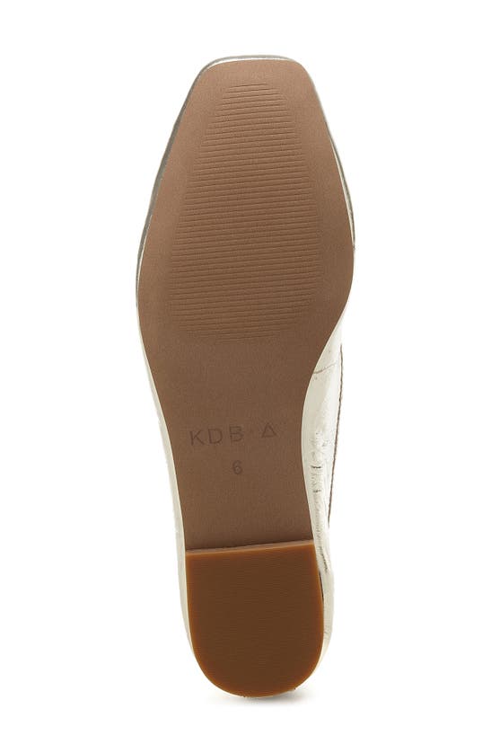 Kelsi Dagger Brooklyn Frankie Flat In Washed Gold
