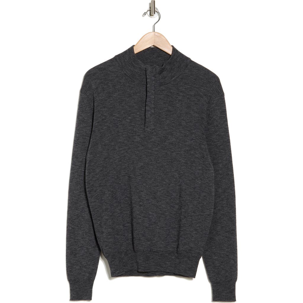 Westzeroone Neige Half Zip Pullover In Black