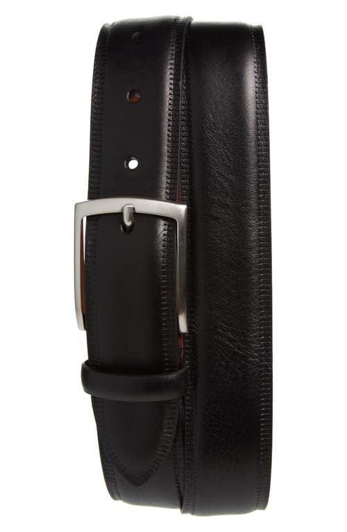 Cole Leather Belt in Black