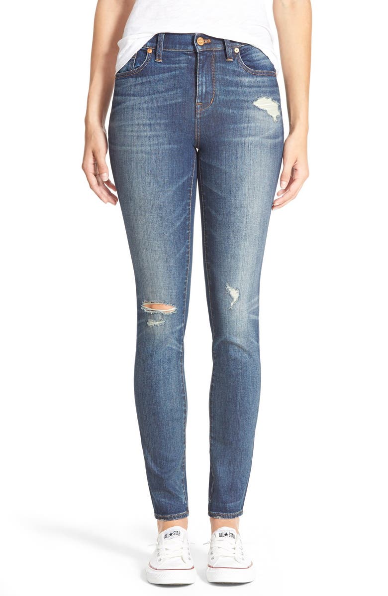 Madewell 'High Riser' Skinny Skinny Jeans (Bristol) (Long) | Nordstrom
