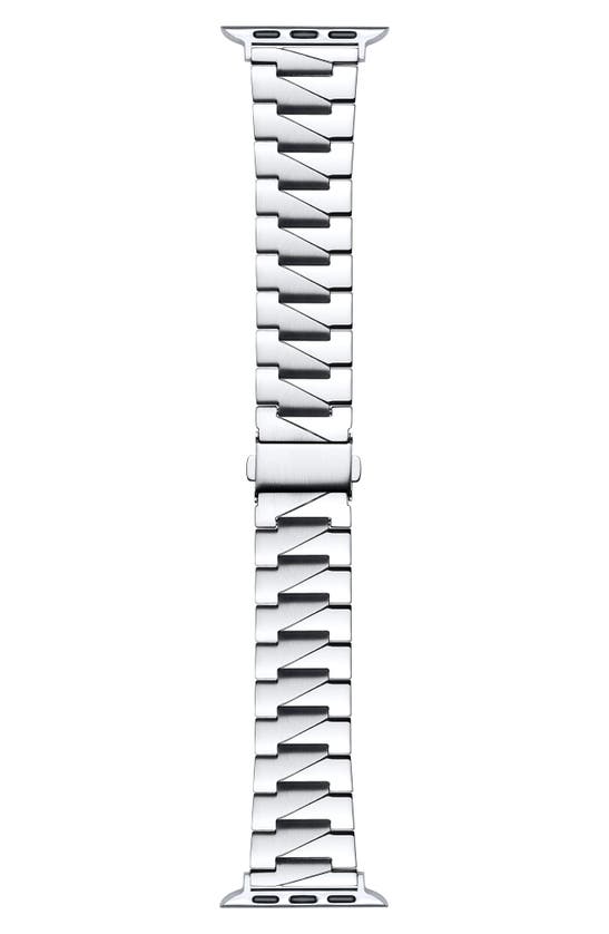 Shop The Posh Tech Stainless Steel Apple Watch® Watchband In Silver