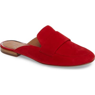 Linea Paolo Annie Genuine Calf Hair Loafer Mule, Red