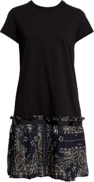 Sacai Bandana Print T-Shirt