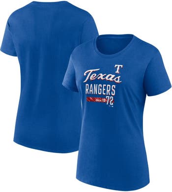 Women's Fanatics Branded Royal Chicago Cubs Logo Fitted T-Shirt
