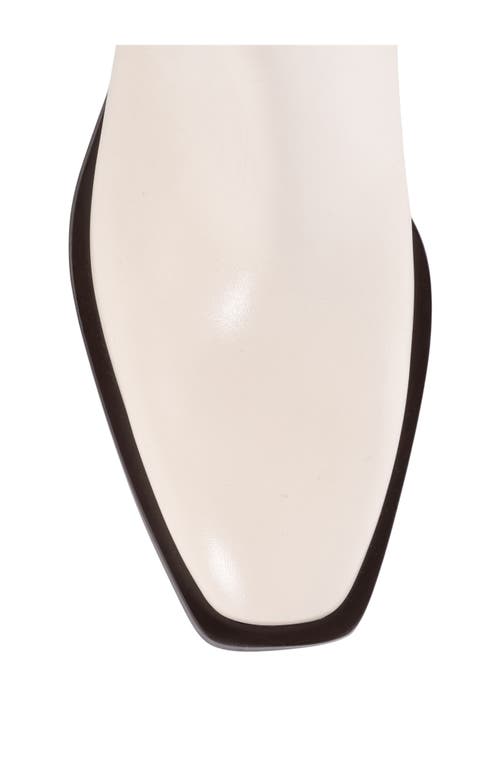 Shop Seychelles Hold Me Down Chelsea Boot In Ivory Leather