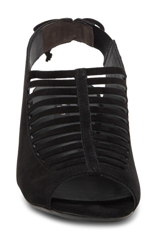 Shop Paul Green Talia Slingback Sandal In Black Suede