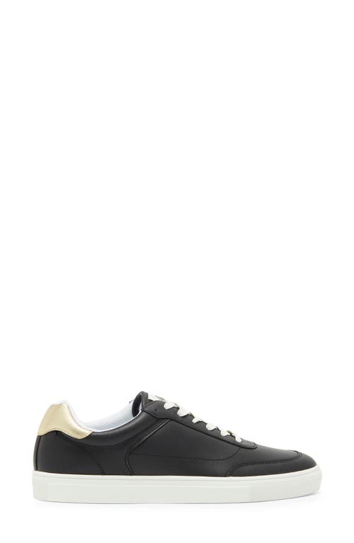 Official Program Clean Cupsole Camo Sneaker In Black/gold
