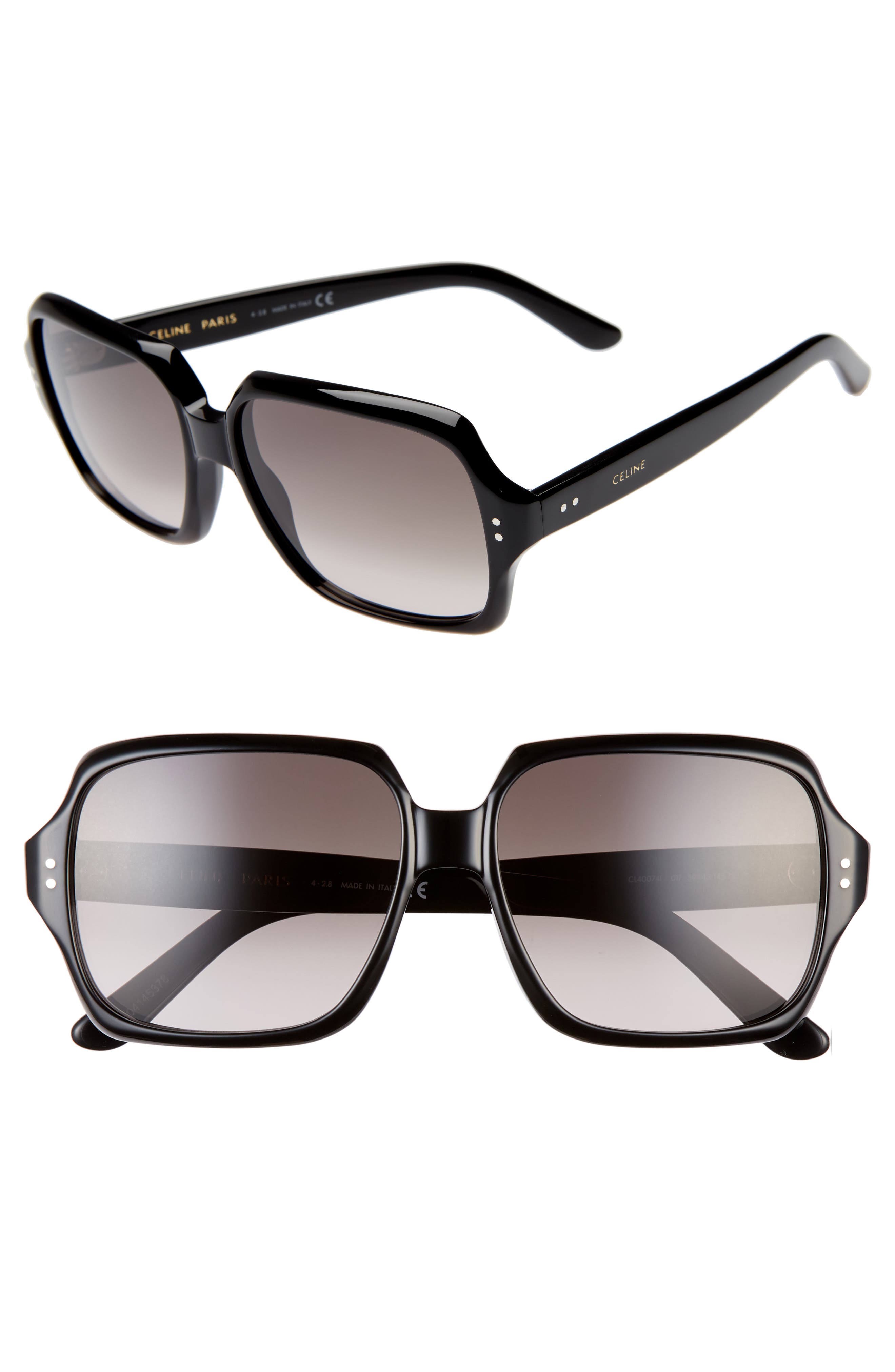 celine oversized square sunglasses