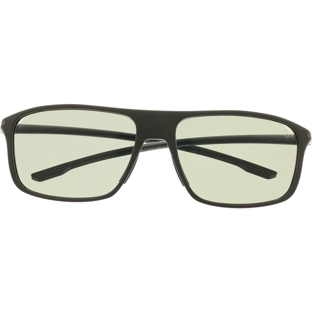 Tag Heuer 60mm Rectangle Sunglasses In Black