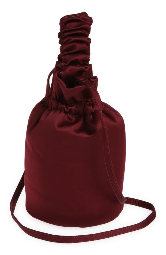 GANNI RUCHED TOP HANDLE BAG