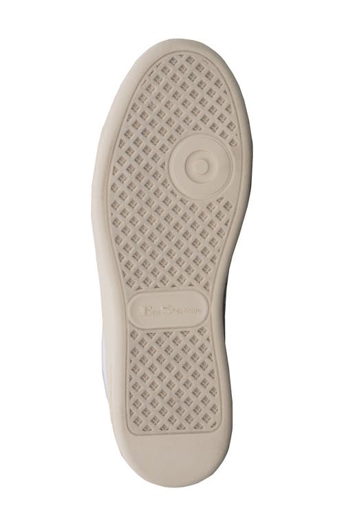 Ben Sherman Hampton Sneaker In White/tan
