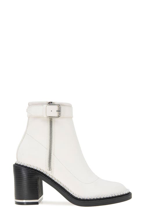 Shop Bcbg Braxi Studded Bootie In Porcelain