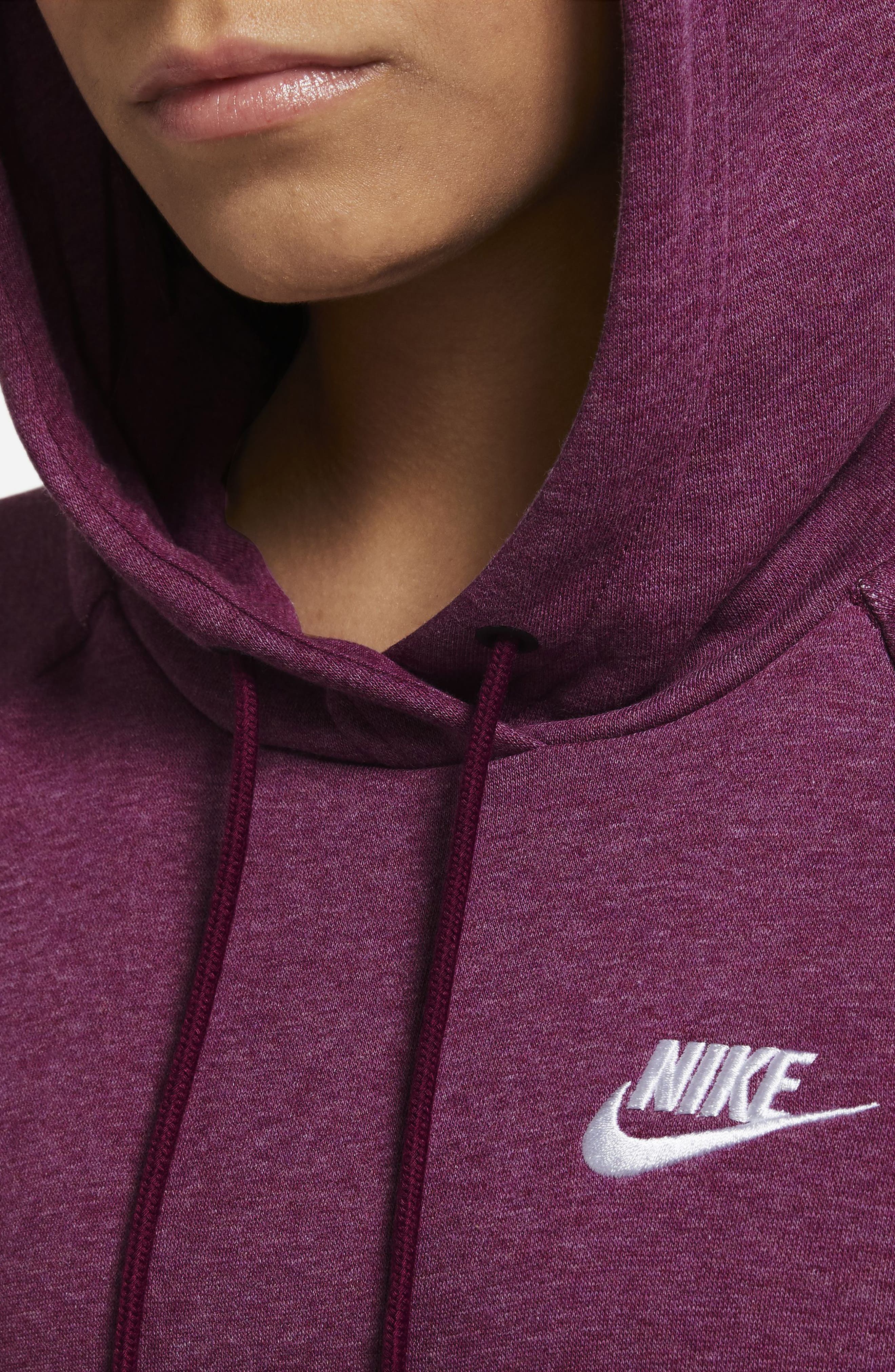 nike foundation hoodie burgundy