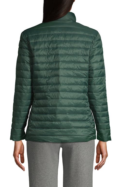 Shop Lands' End School Uniform ' Thermoplume Jacket In Evergreen