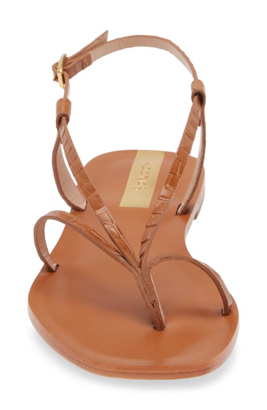 Kaanas Cristobal Slingback Sandal In Tan